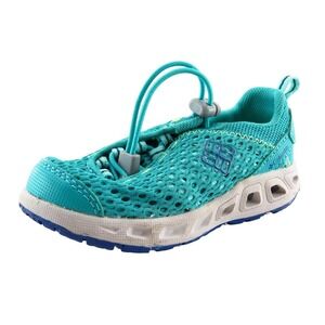 Columbia Toddler Girls' Athletic Shoes Size 8 Blue Fabric Lightweight Comfort